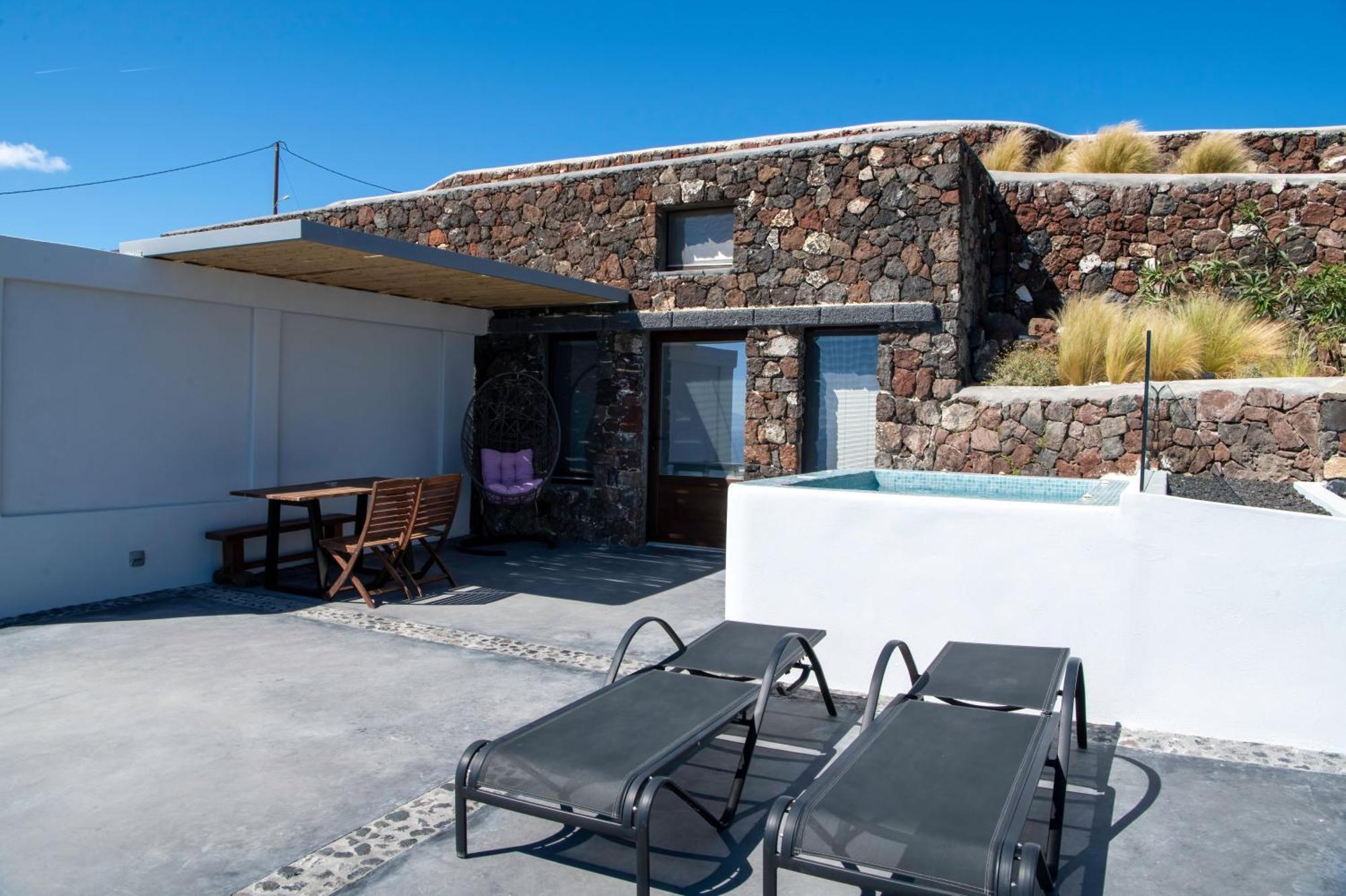 Luxe Efis Home Sea View 4 Villas & 4 Prive Jacuzzi Imerovigli (Santorini) Exterior foto