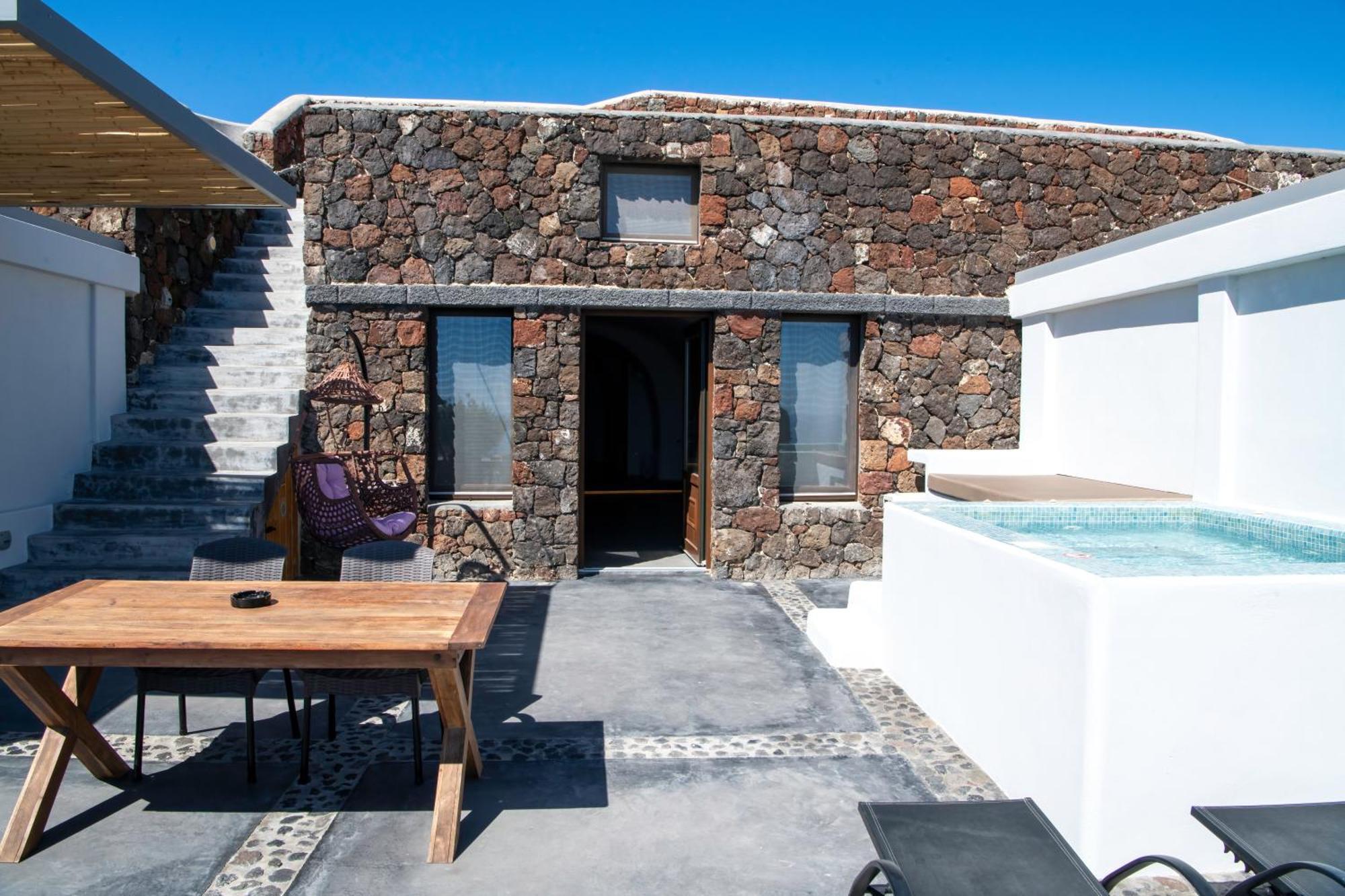 Luxe Efis Home Sea View 4 Villas & 4 Prive Jacuzzi Imerovigli (Santorini) Exterior foto