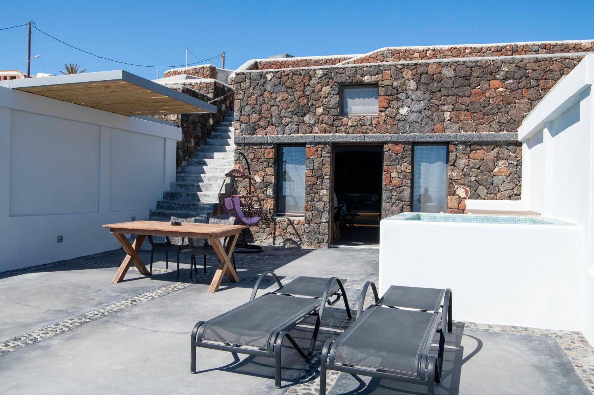 Luxe Efis Home Sea View 4 Villas & 4 Prive Jacuzzi Imerovigli (Santorini) Exterior foto